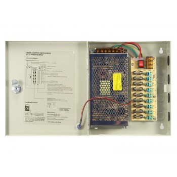 Блок питания в металлическом боксе 120W 12V (9CH)